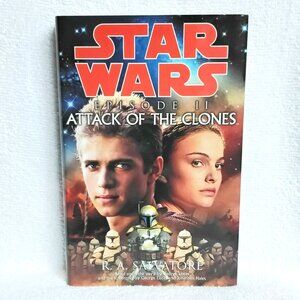 Vint. NM/M 2002 Star Wars Episode II Attack of the Clones HC Novel 1st Edition!!